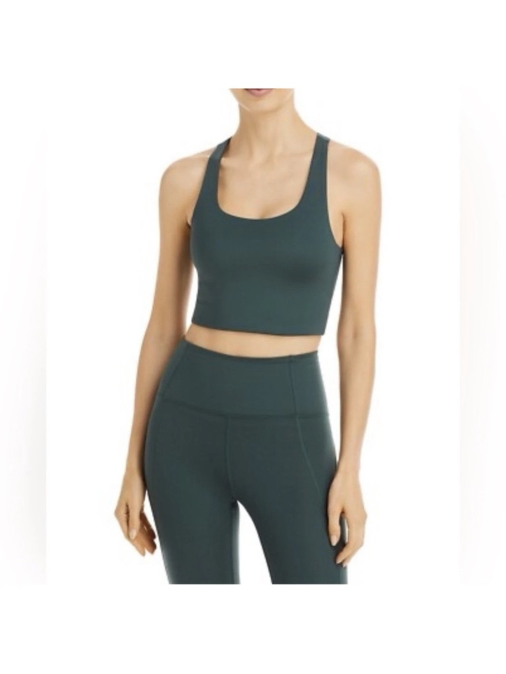 Girlfriend Collective Green Workout Set Medium